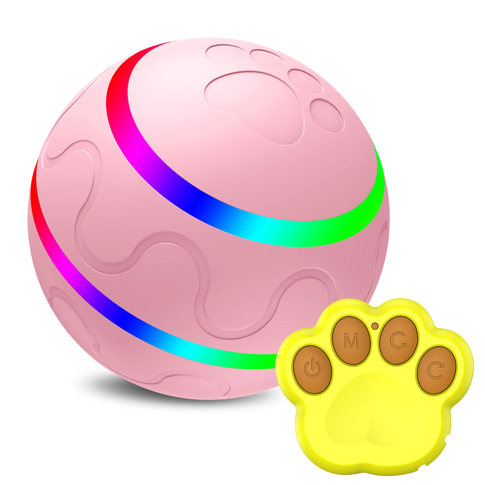 Automatic Cat Ball Toy – USB Rechargeable Self-Rotating Interactive Ball