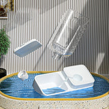 Automatic Cat & Dog Feeder and Water Dispenser – Large-Capacity Gravity Food Feeder & Waterer for Small and Large Pets