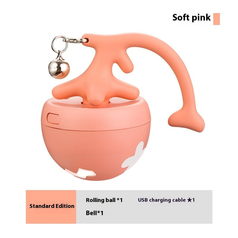 Smart Interactive Cat Toy Ball – USB Rechargeable Moving Self-Play Ball