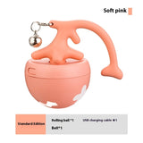 Smart Interactive Cat Toy Ball – USB Rechargeable Moving Self-Play Ball