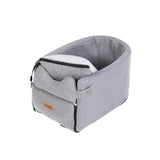 Portable Dog Car Seat Bed – Safety Travel Carrier for Small Dogs & Cats, Non-Slip & Breathable Pet Car Bed