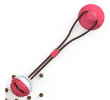 Dog Suction Cup Tug Toy – Interactive Chew Ball for Teeth Cleaning & Play