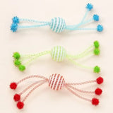 Interactive Cat Toy Set: Self-Hi Sticks, Ropes, and Bite-Resistant Wool Balls for Cats and Dogs