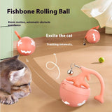 Smart Interactive Cat Toy Ball – USB Rechargeable Moving Self-Play Ball