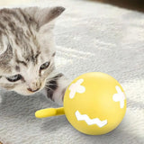 Smart Interactive Cat Toy Ball – USB Rechargeable Moving Self-Play Ball