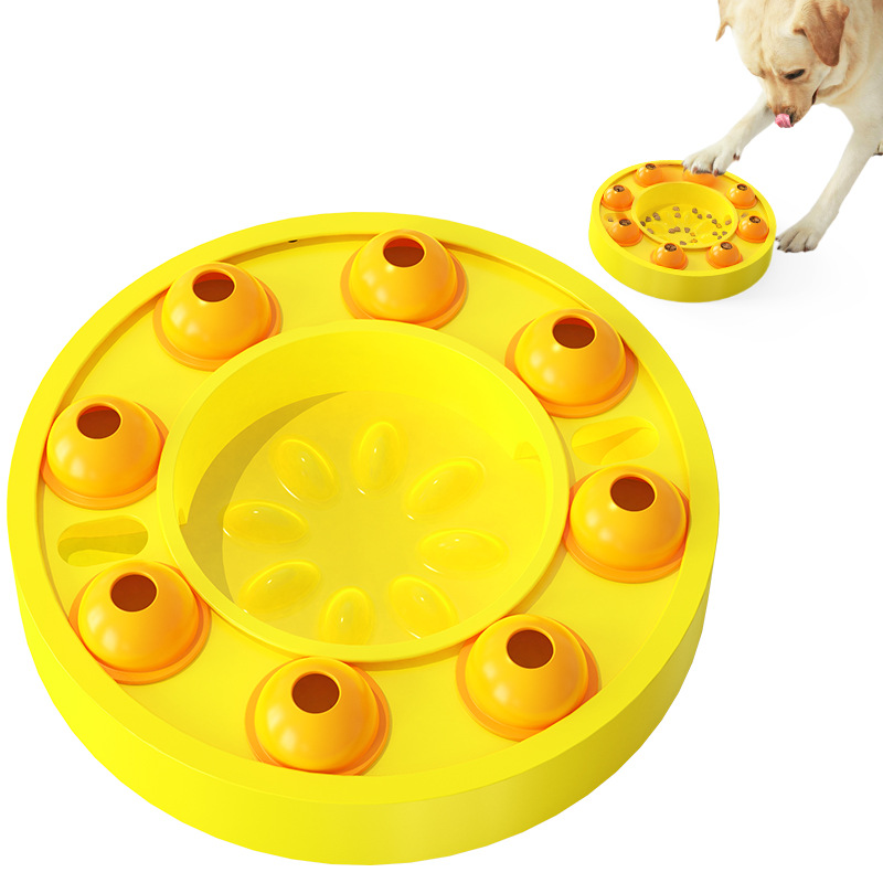 Interactive Dog Puzzle Toy – Slow Feeder Treat Dispenser for IQ Training