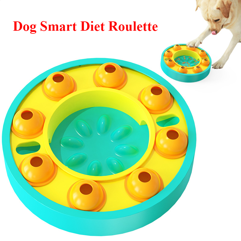 Interactive Dog Puzzle Toy – Slow Feeder Treat Dispenser for IQ Training