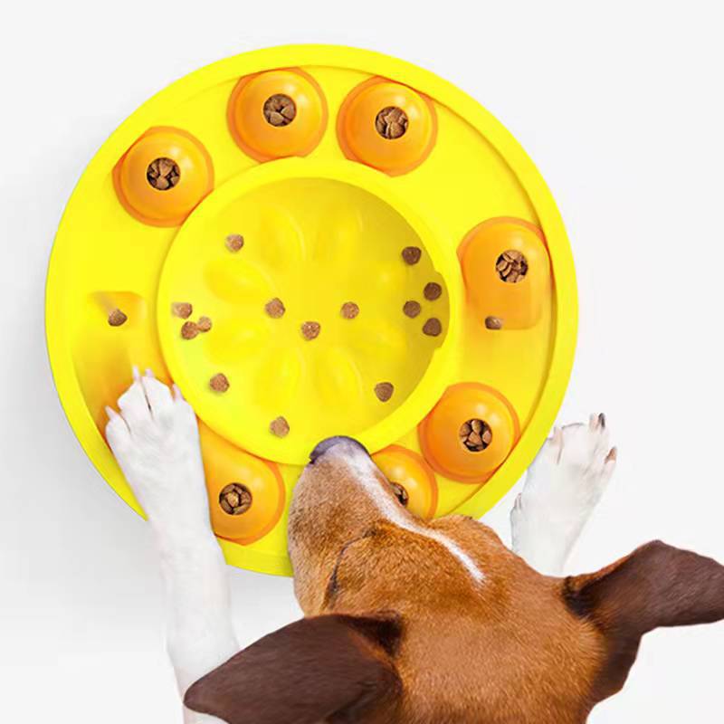 Interactive Dog Puzzle Toy – Slow Feeder Treat Dispenser for IQ Training