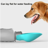 800ml Portable Dog Water Bottle – Leakproof Travel Pet Bottle with Foldable Bowl for Outdoor Walks & Hiking