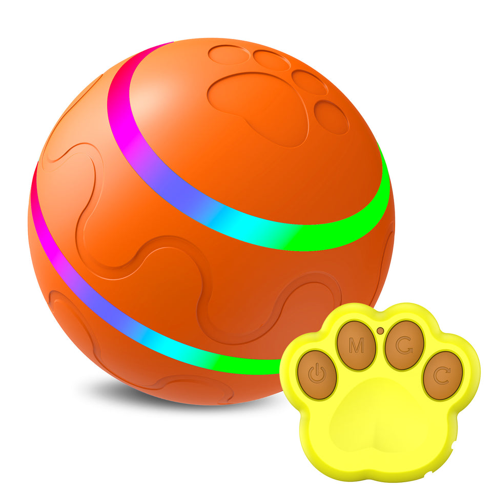 Automatic Cat Ball Toy – USB Rechargeable Self-Rotating Interactive Ball