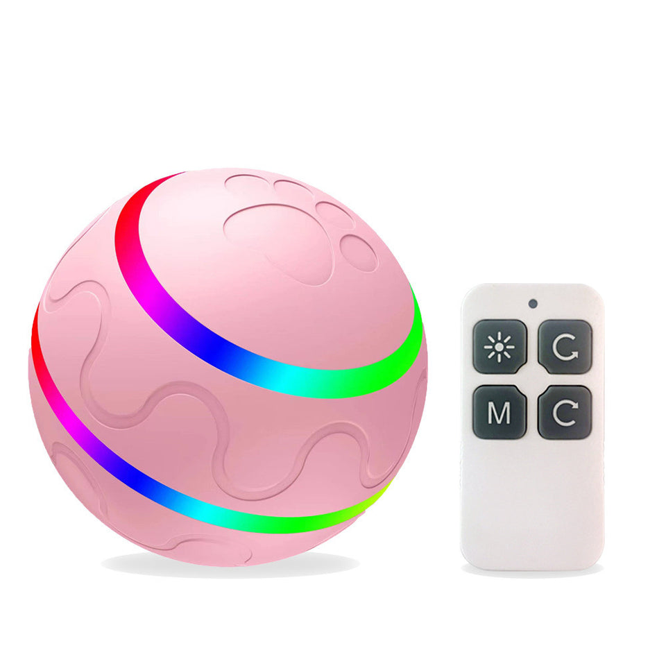 Automatic Cat Ball Toy – USB Rechargeable Self-Rotating Interactive Ball