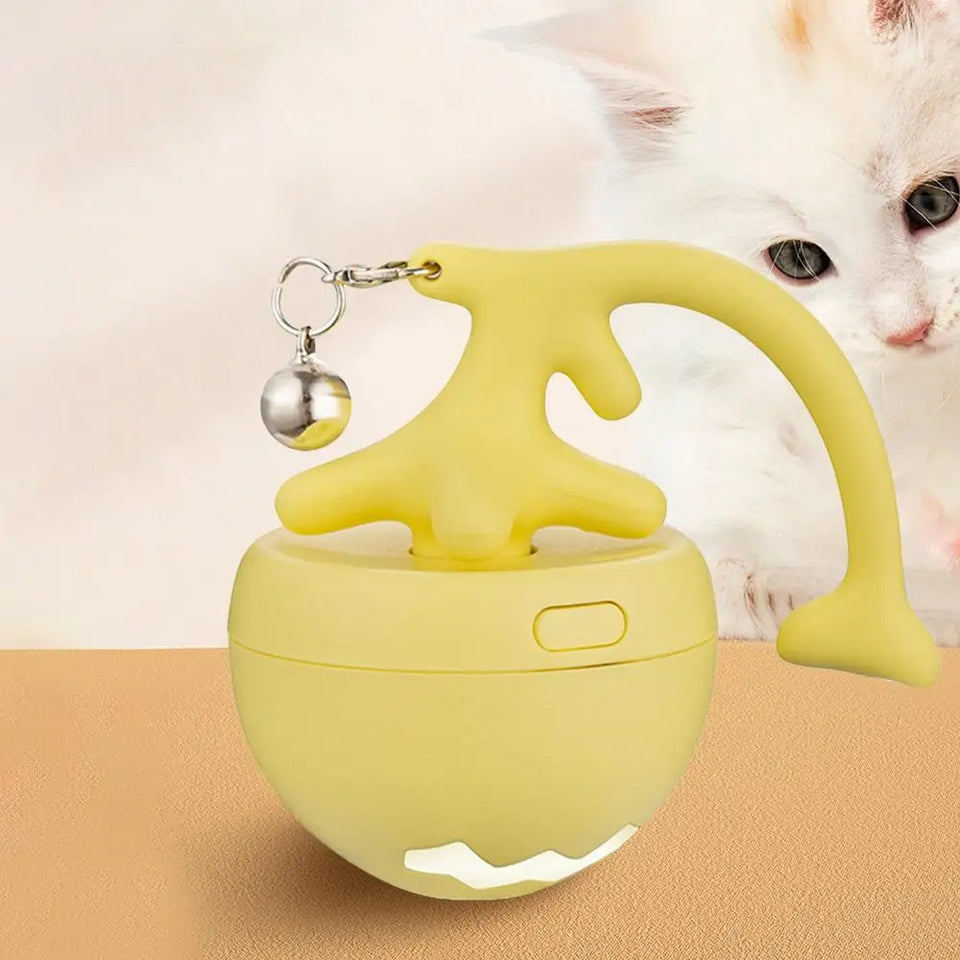 Smart Interactive Cat Toy Ball – USB Rechargeable Moving Self-Play Ball