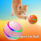 Automatic Cat Ball Toy – USB Rechargeable Self-Rotating Interactive Ball